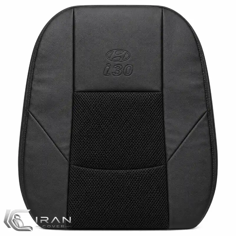 روکش صندلی هیوندای i30 چرم وسط پارچه اسپایس مشکی