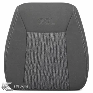 روکش صندلی گل تمام پارچه مازراتی وسط پارچه اسپایس طوسی