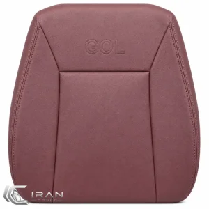 روکش صندلی گل چرم زرشکی فابریک صندلی