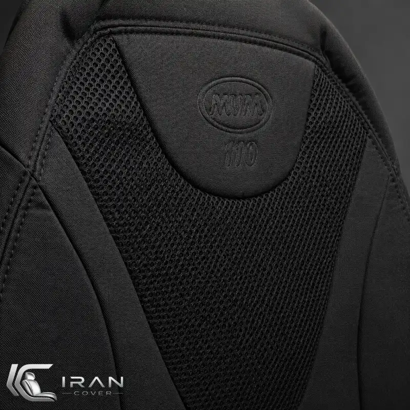 روکش صندلی MVM 110S تمام پارچه مازراتی مشکی وسط اسپایس مشکی - Image 2