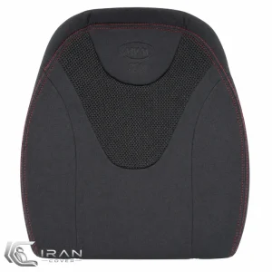 روکش صندلی MVM 110S تمام پارچه مشکی وسط اسپایس مشکی دوخت قرمز