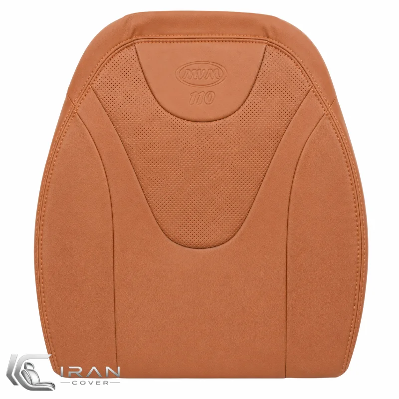 روکش صندلی MVM 110S چرم مارون وسط پانچدار تنفسی