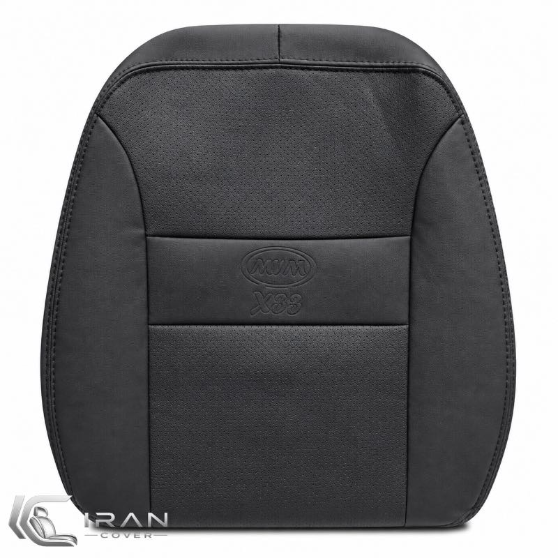روکش صندلی MVM X33S چرم مشکی وسط پانچ دار تنفسی