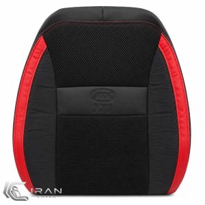 روکش صندلی MVM X33S تمام پارچه و اسپایس مشکی نوار قرمز بدون تعریق