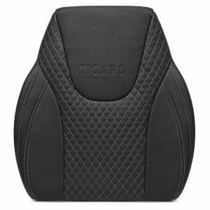 روکش صندلی تیگارد x35 چرم مشکی گلدوزی
